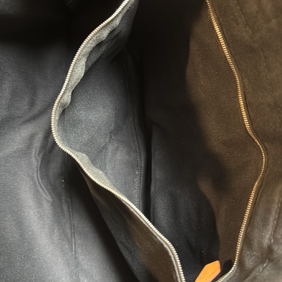 HERMES BLACK TOILE FOURRE TOUT HOLDALL MM CANVAS TOUT 16.5 X 12.5 X 4 - Picture 6 of 12